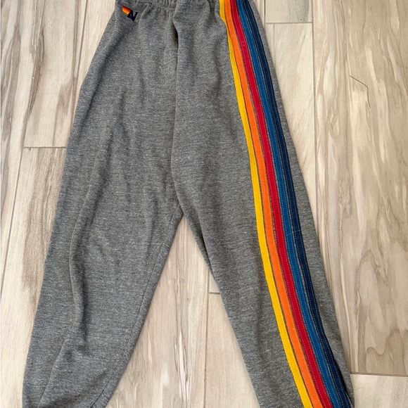 Aviator Nation gray signature stripe sweat pants - Picture 2 of 4